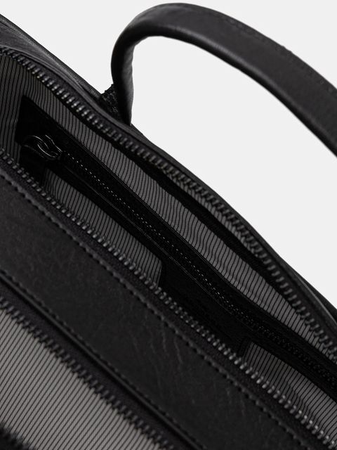 Weekend Max Mara torebka skórzana PALOS kolor czarny 2525516085600 - zdjęcie produktu nr 2