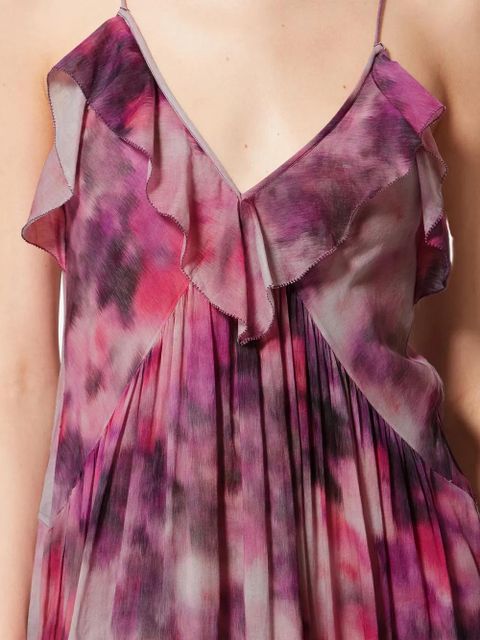 MARANT ÉTOILE Vasmila ruffled maxi dress - Purple