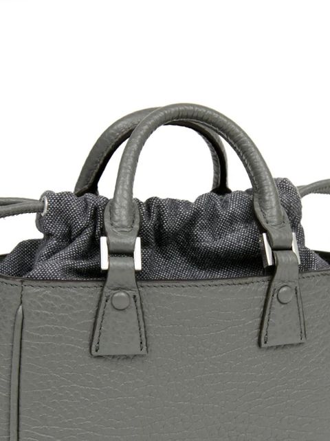 Maison Margiela 5AC Horizontal leather tote bag - Grey