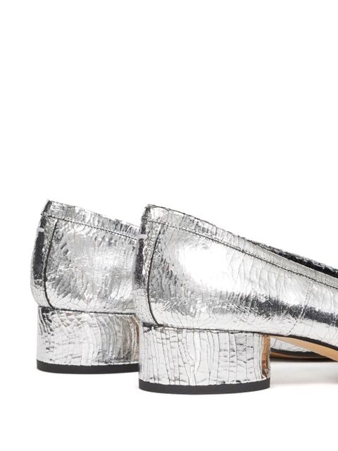 Maison Margiela Tabi ballerina shoes - Silver