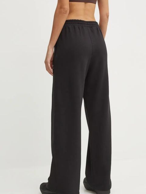adidas Originals spodnie dresowe Femme Galore Wideleg Fleece Pants kolor czarny gładkie JN3030