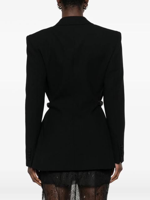 Gabriela Hearst Epona chain blazer - Black