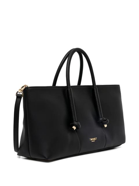 TWINSET knot handle cross body bag - Black