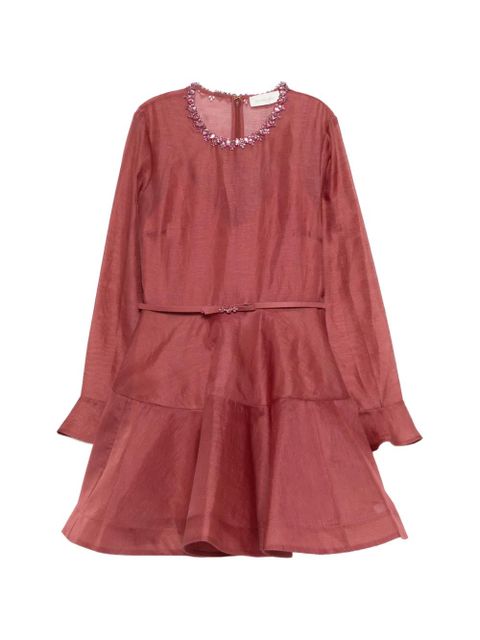 ZIMMERMANN Alchemy peplum mini dress - Red - zdjęcie produktu nr 1