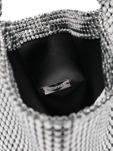 Rabanne Pixel tote bag - Silver