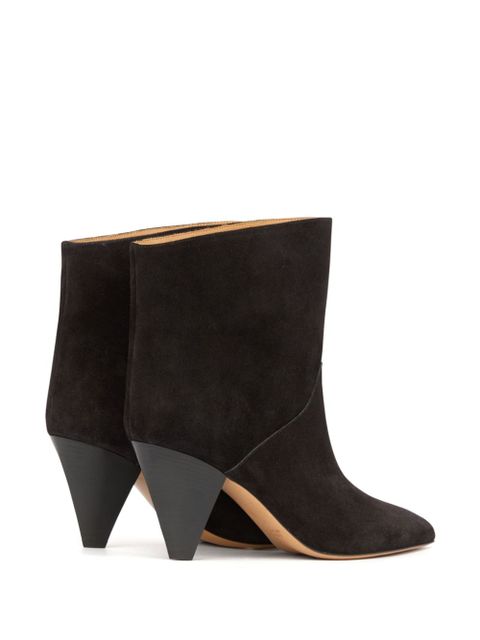 ISABEL MARANT 75mm Loline suede boots - Black
