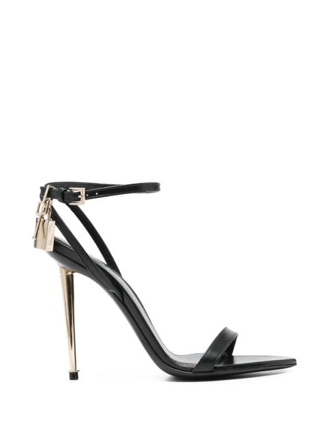 TOM FORD padlock high-heeled sandals - Black - zdjęcie produktu nr 1