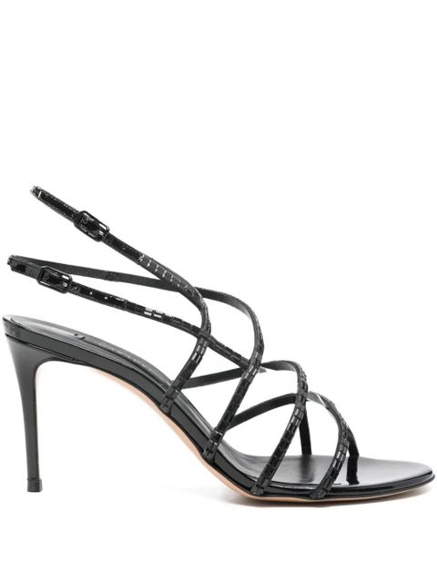 Casadei 90mm round-toe sandals - Black - zdjęcie produktu nr 1
