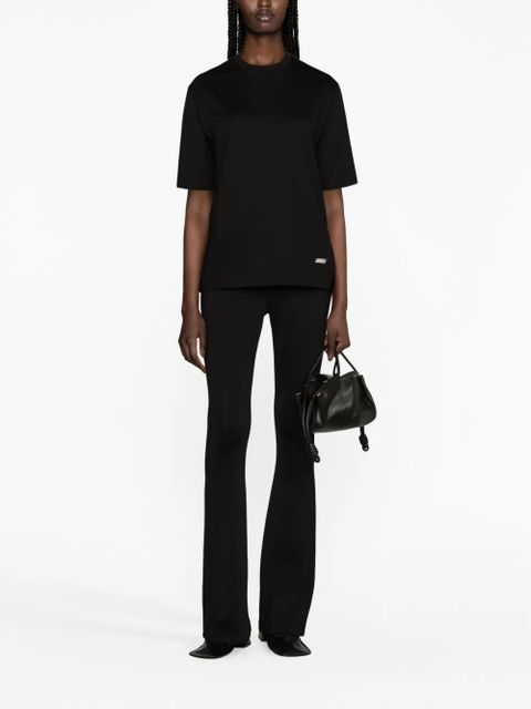 Jil Sander logo-embellished cotton T-shirt - Black