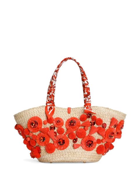 Dolce & Gabbana Capri Coffa bag with embroidery - Neutrals - zdjęcie produktu nr 2