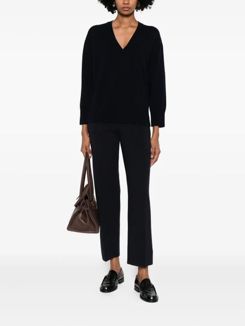 Max Mara high-waisted straight-leg trousers - Black - zdjęcie produktu nr 2