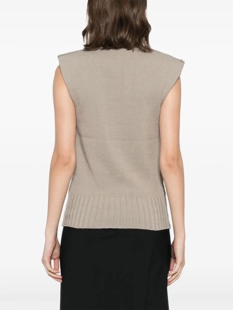 ENTIRE STUDIOS Burns knit vest - Grey