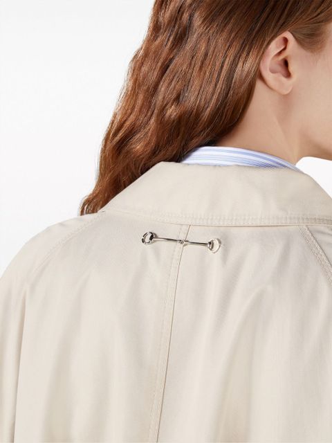Gucci belted gabardine trench coat - Neutrals