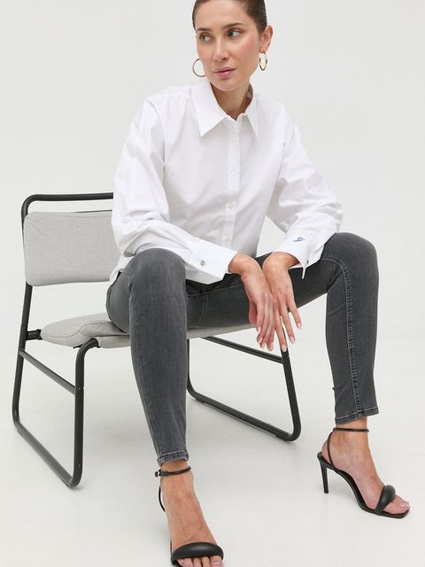 Guess jeansy 1981 SKINNY damskie high waist W2YA46 D4PZ2 - zdjęcie produktu nr 2