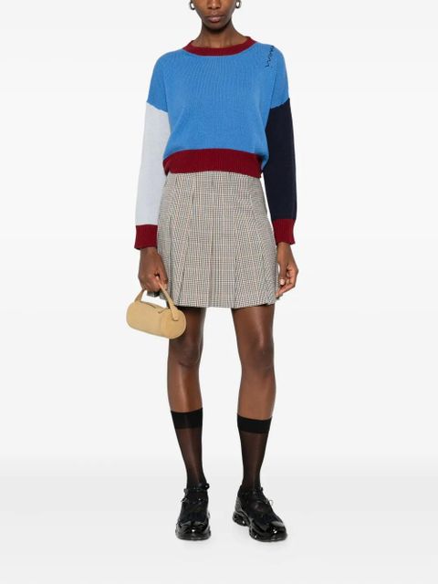 Marni colour-block cashmere sweater - Blue