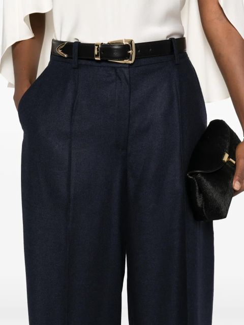 TOTEME flannel trousers - Blue