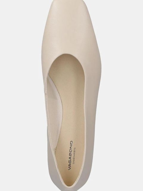 Vagabond Shoemakers baleriny skórzane DELIA kolor beżowy 5907-101-02