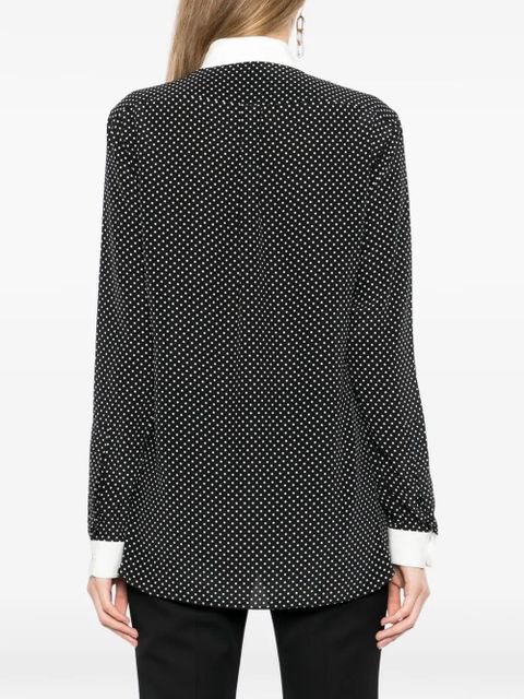 TOM FORD polka dot shirt - Black