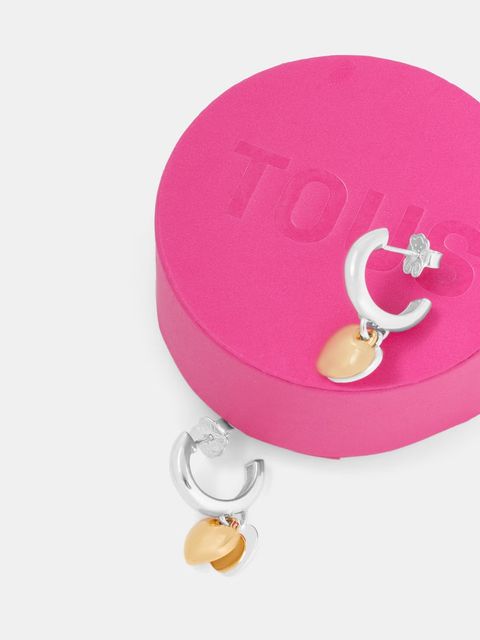 Tous kolczyki srebrne pozłacane