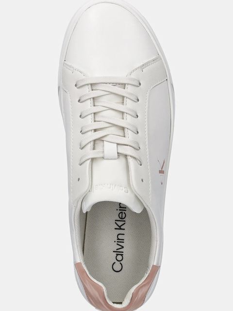 Calvin Klein sneakersy LOW PRO CUPS LTH MG damskie kolor biały HW0HW02823