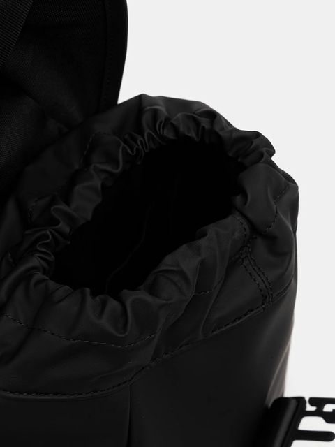 Rains plecak 12870 Valera Bucket Backpack Mini kolor czarny mały gładki 12870