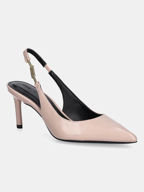 BOSS szpilki skórzane Gracey kolor różowy 50548596 - zdjęcie produktu nr 1