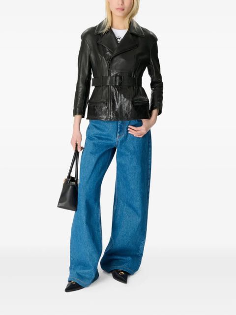 Marine Serre Moon Laser flare jeans - Blue - zdjęcie produktu nr 2