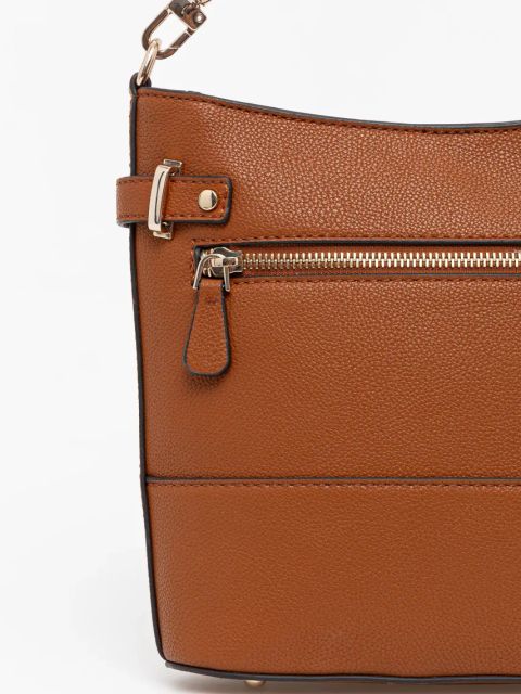 Guess torebka SILVYE kolor brązowy HWBG95 27040