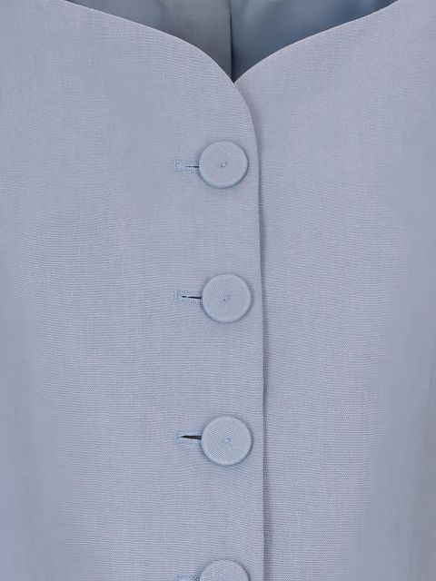 Chloé button-up cropped jacket - Blue