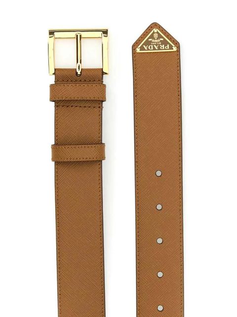 Prada Caramel leather belt - Neutrals - zdjęcie produktu nr 2