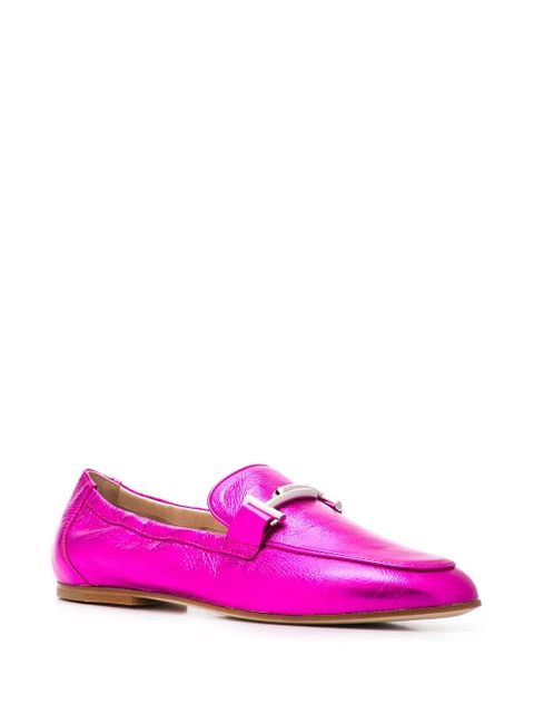 Tod's elasticated logo loafers - Pink