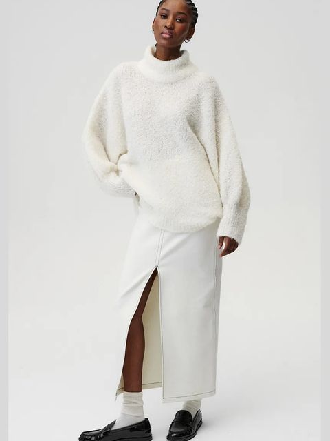 Undress Code spódnica Soft Gaze Skirt kolor beżowy maxi prosta 759 - zdjęcie produktu nr 2