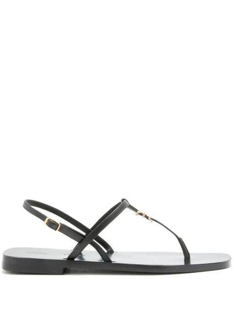 Proenza Schouler cross-strap flat sandals - Black - zdjęcie produktu nr 1