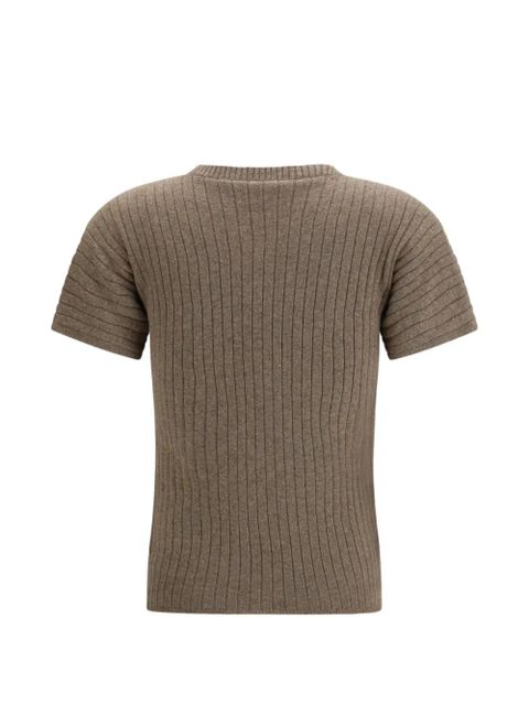 Loro Piana Coste crew-neck sweater - Brown - zdjęcie produktu nr 1