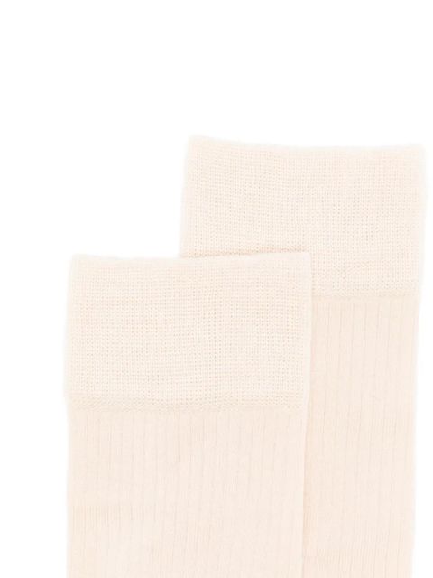 LEMAIRE cut-out rib socks - Neutrals - zdjęcie produktu nr 2