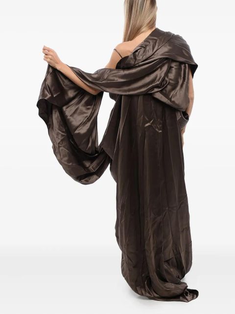 Balmain silk dress - Brown