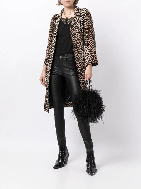 Zadig&Voltaire skinn lambskin trousers - Black - zdjęcie produktu nr 2