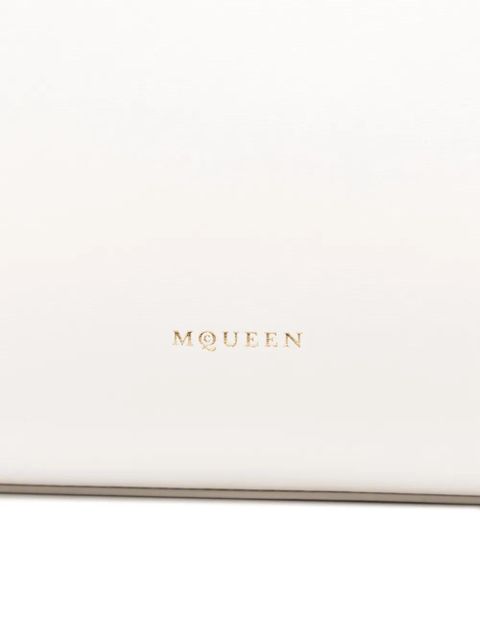 Alexander McQueen Birdee leather tote bag - White