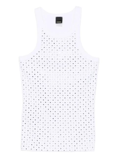 PINKO embellished sleeveless top - White - zdjęcie produktu nr 1