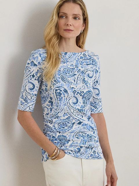 Lauren Ralph Lauren longsleeve damski bawełniany - zdjęcie produktu nr 2