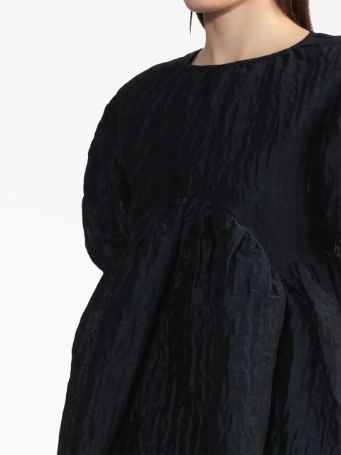 Cecilie Bahnsen Thelma puff-sleeve dress - Black