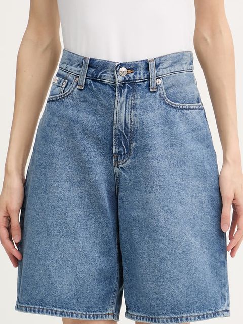 Calvin Klein Jeans bermudy damskie jeansowe - zdjęcie produktu nr 1