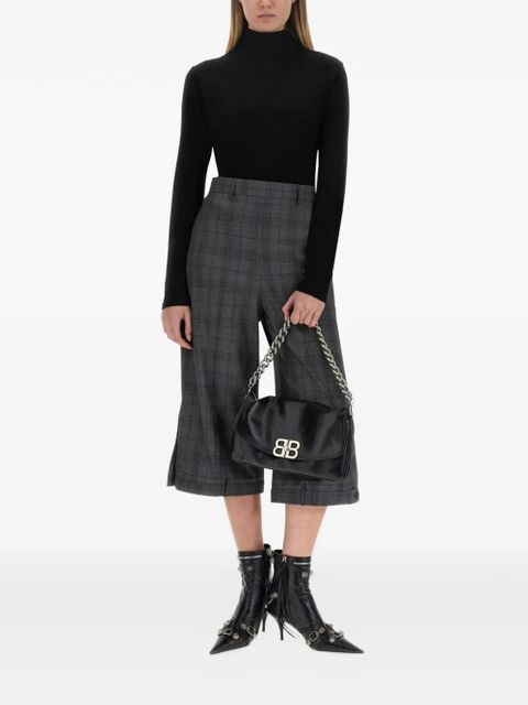 Balenciaga deconstructed checked shorts - Grey - zdjęcie produktu nr 2