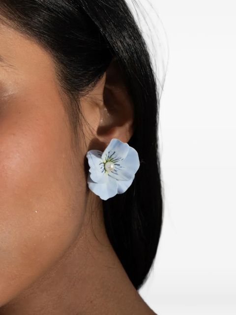 Jennifer Behr Viletta flower-shaped earrings - Blue - zdjęcie produktu nr 2