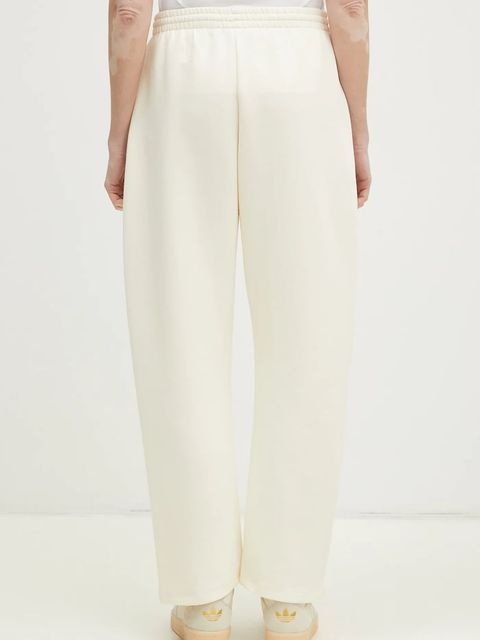 adidas Originals spodnie dresowe bawełniane Os Sweatpant kolor beżowy gładkie JJ0943