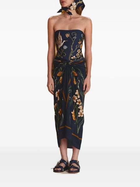 Agua By Agua Bendita bird floral one piece - Blue - zdjęcie produktu nr 2