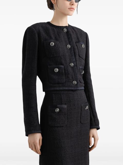 Dolce & Gabbana bouclé jacket - Black