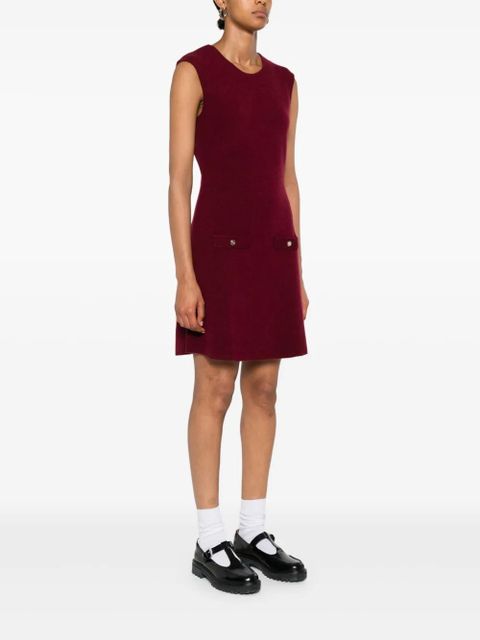 Maje layered mini sweater dress