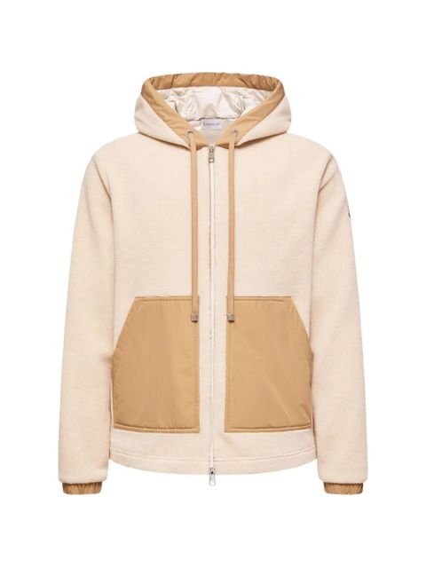 Moncler zip-up hoodie - Neutrals - zdjęcie produktu nr 1