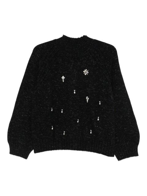 SOLOTRE embellished sweater - Black - zdjęcie produktu nr 1